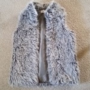 Faux fur vest